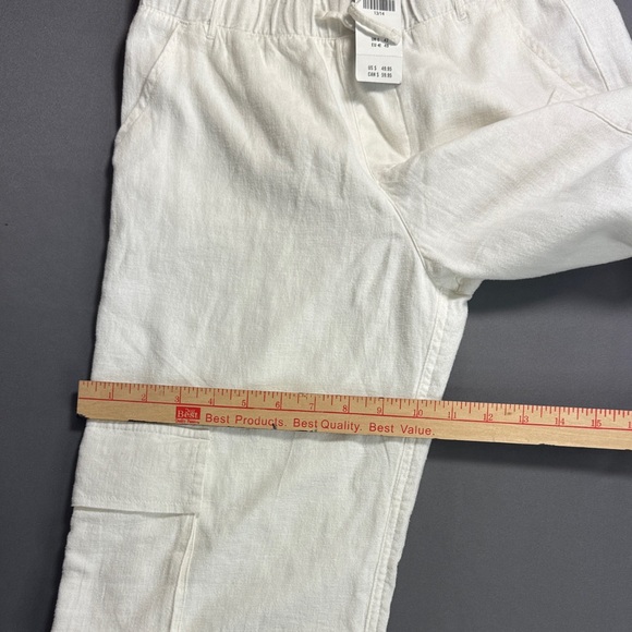 NWT Abercrombie Kids Off-White Cargo Size 13/14 - Picture 8 of 11